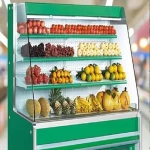یخچال ویترینی میوه فروشی؛ بدنه استیل ضد زنگ مقاومت بالا Refrigerator