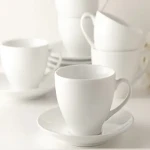 فنجان چینی ساده؛ چای قهوه مایکروفر شستشو صبحانه خوری cup