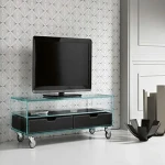قیمت و خرید انواع  میز تلویزیون مدرن شیشه ای