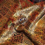 فرش دستباف خوی (قالی) الیاف پشم ابریشم پنبه ابعاد 3 6 9 متری