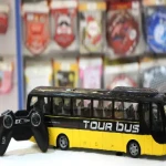 ماشین اسباب بازی اتوبوس؛ مقاوم زیبا پلاستیکی مناسب کودکان Bus