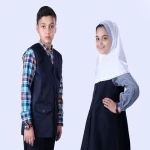 لباس فرم مدارس تهران؛ ترگال دخترانه پسرانه 2 رنگ سرمه ای آبی