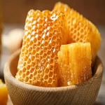 عسل موم دار؛ طبیعی ارگانیک کاهش کلسترول 2 رنگ قهوه ای روشن تیره