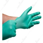دستکش معاینه دندانپزشکی؛ استریل 500 تایی (بنفش سبز) Nitrile