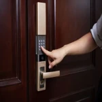 درب ضد سرقت با قفل دیجیتال؛ چوبی فلزی لمسی کارتی Digital