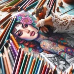 مداد رنگی حرفه ای نقاشی همراه با توضیحات کامل و آشنایی