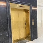 خرید و قیمت درب آسانسور استیل طلایی