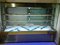 یخچال ویترینی دست دوم در یزد؛ استیل براق 3 مدل (یک 2 خم وایت)