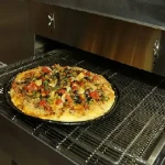 فر صنعتی پیتزا؛ گازی برقی استیل 3 نوع پایه دار ریلی درب های باز شو