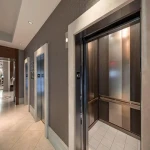 کابین آسانسور مدرن؛ تجهیزات ایمنی عایق حرارت ظرفیت (4 6) نفر