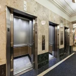 کابین آسانسور لاکچری؛ ورق استیل ضد زنگ مقاوم وزن (450 1000) کیلوگرم