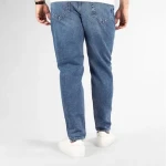 شلوار جین مردانه عمده؛ فاق بلند ( ذغالی آبی یخی طوسی) زاپ دار کاغذی