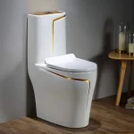 توالت فرنگی ایرانی خوب؛ سفید دارای مقاومت بالا مناسب سرویس بهداشتی toilet