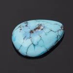 سنگ فیروزه مرده؛ عجمی شجری بیضوی جواهر سازی turquoise