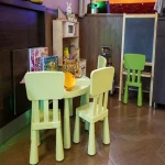 صندلی پلاستیکی مدرسه؛ جابجایی آسان 3 مدل (دسته دار بدون دسته فانتزی) مشکی قهوه ای