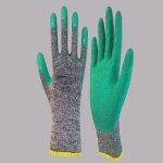 دستکش ایمنی ضد برش؛ نیتریل چرم لاتکس استاندارد مقاومت سطح 5