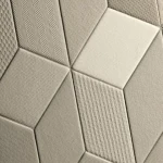 سنگ انتیک لوزی؛ کرم سفید قابل شستشو مناسب دکوراسیون داخلی ساختمان