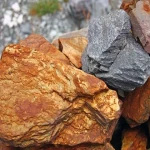 سنگ آهن استرالیا؛ مگنتیت هماتیت 2 رنگ سیاه قرمز ضد زنگ