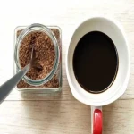 اسانس قهوه پودری؛ مزه فوق العاده 2 طعم تلخ شیرین بسته بندی بهداشتی 