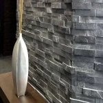 سنگ مصنوعی تبریز؛ سفید قهوه ای ضد ضربه 2 کاربرد کفپوش دیوار پوش