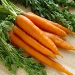 هویج نارنجی؛ نرم بدون لک کشیده حاوی ویتامین K1