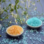 نمک رنگی تزئینی (سدیم کلرید) غیر خوراکی مصنوعی آبی صورتی سبز