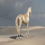 اسب ترکمن آخال تکه طلایی در ایران کد 268