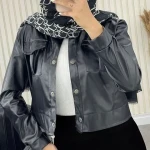 قیمت خرید کت چرم کوتاه دخترانه در تهران