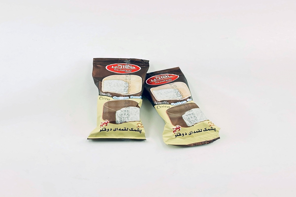 مشخصات شکلات پشمک حاج اکبر