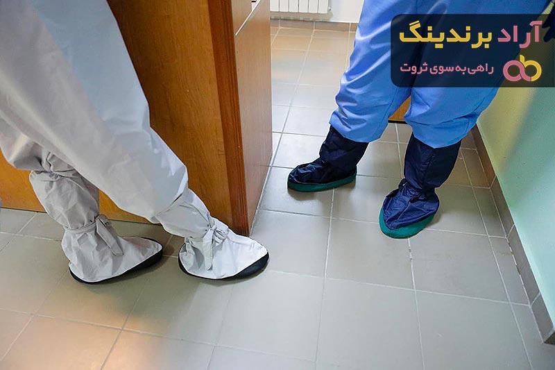 کاور کفش یکبار مصرف بیمارستانی | خرید با قیمت ارزان
