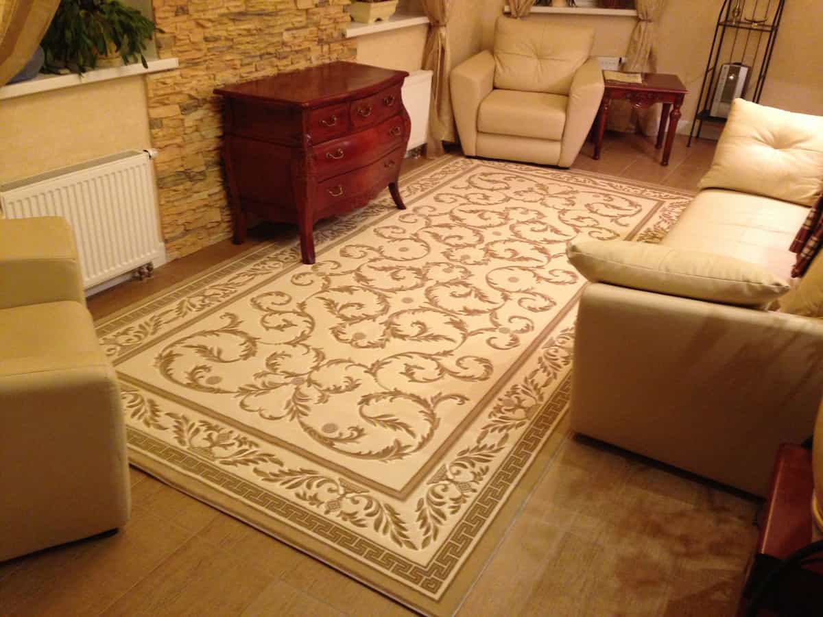 فرش ابریشمی گل برجسته carpet بافت یکدست ضد حساسیت + دکوری