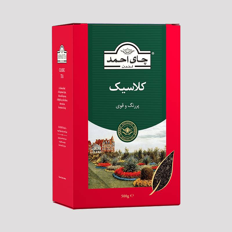 چای احمد کلاسیک؛ عطر طعم بی نظیر زود دم وزن 500 گرم