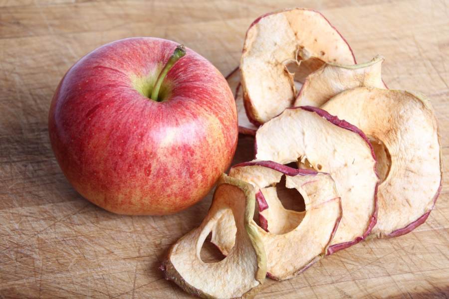 سیب خشک (خشکبار) حبه ای حلقه ای نرم بدون هسته کنترل دیابت
