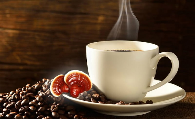 قهوه اسپرسو گانودرما؛ افزایش ایمنی بدن کاهش وزن ویتامین (C K) Antioxidants