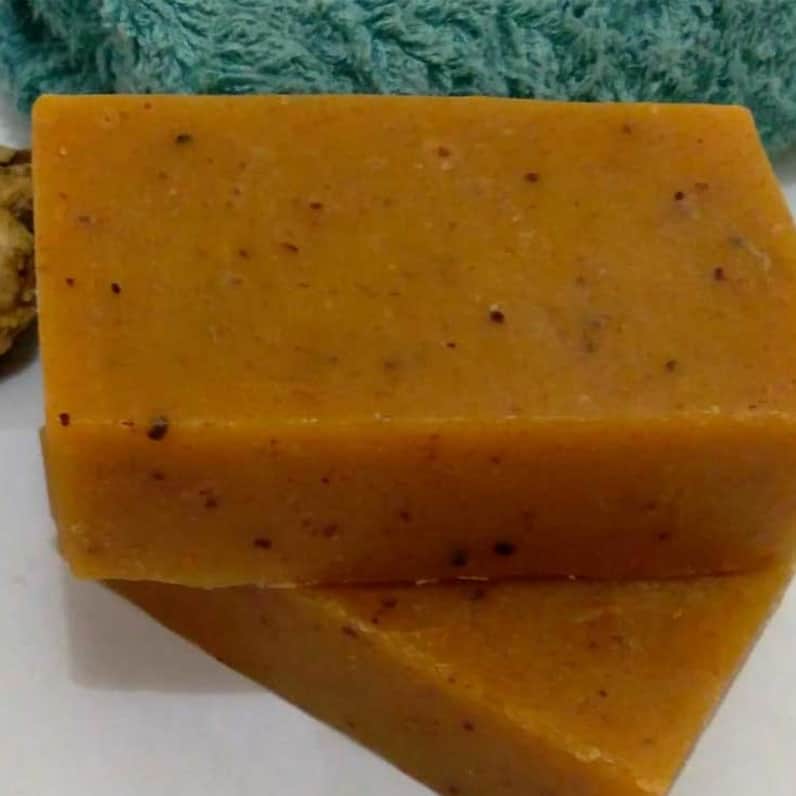 صابون زردچوبه سنتی؛ گیاهی درمان اگزما آکنه 240 گرم پوست چرم حشک SOAP