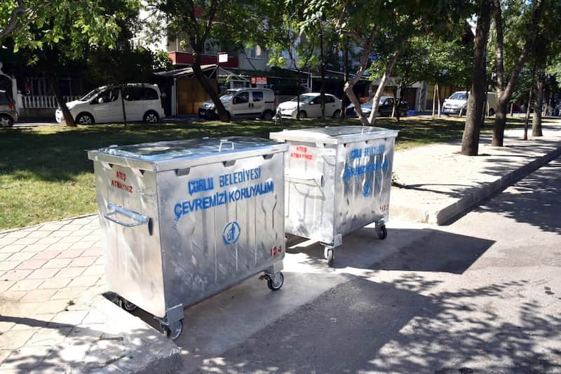 خرید سطل زباله شهری گالوانیزه با قیمت استثنایی