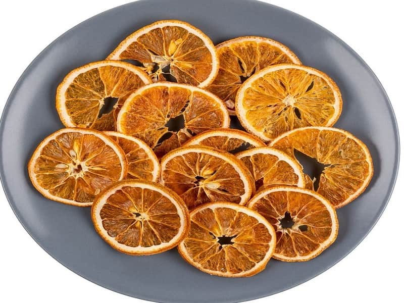 روش تهیه نارنگی خشک روی بخاری در منزل