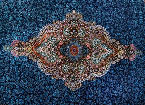 فرش دستباف ابریشم ایران همراه با توضیحات کامل و آشنایی