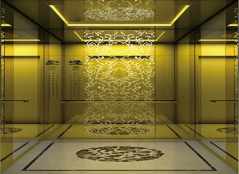 کابین آسانسور استیل طلایی آشنایی صفر تا صد قیمت خرید عمده