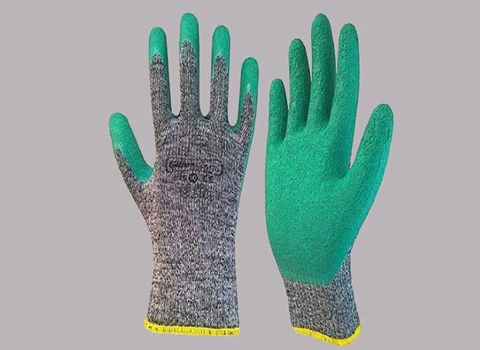 دستکش ایمنی ضد برش؛ نیتریل چرم لاتکس استاندارد مقاومت سطح 5