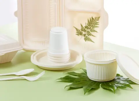 ظروف یکبار مصرف گیاهی؛ استاندارد سبک مناسب مراسمات polymer