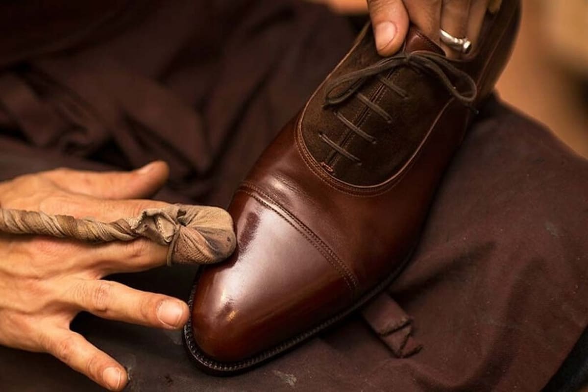 کفش چرم صنعتی مردانه