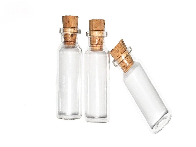 قیمت بطری شیشه ای کوچک با چوب پنبه + خرید و فروش
