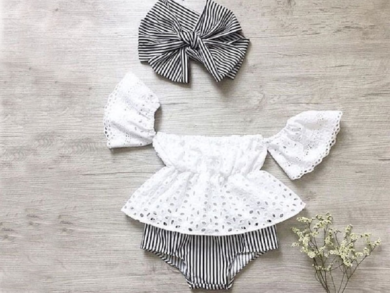 مشخصات لباس تابستانی نوزاد دختر