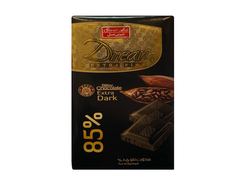شکلات تلخ شیرین عسل 85.