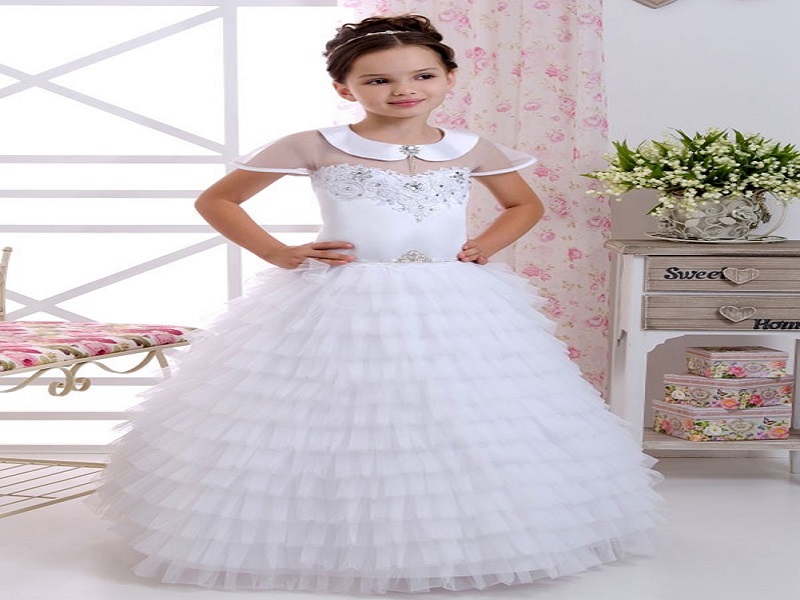 خرید لباس عروس دخترانه پف دار