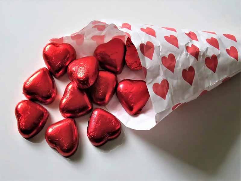 خرید شکلات قلبی ولنتاین