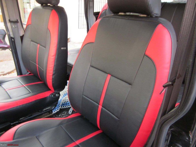 مشخصات روکش صندلی ماشین قرمز مشکی