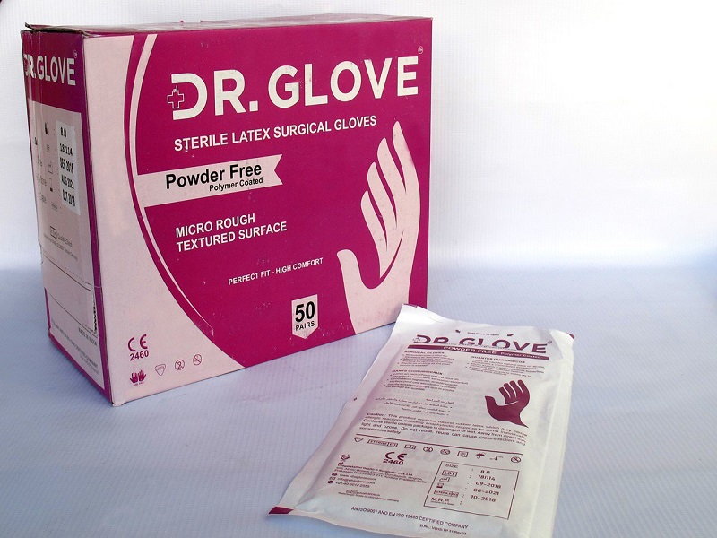 دستکش جراحی بدون پودر دکتر گلاو