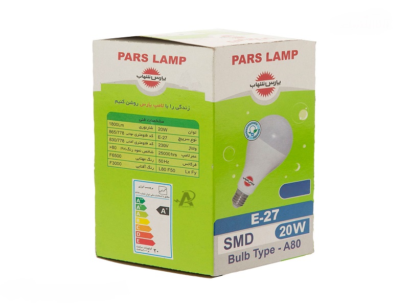 خرید لامپ ال ای دی ۲۰ وات پارس شهاب